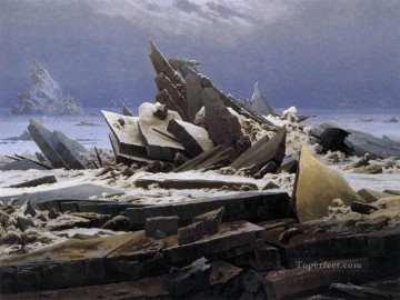 カスパー・ダヴィッド・フリードリヒ Painting - 氷の海ロマンチック カスパール・ダヴィッド・フリードリヒ